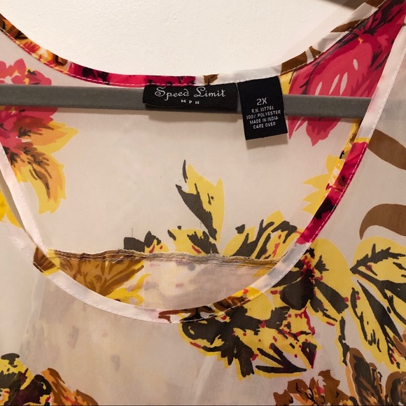 Gorgeous floral tank! - Picture 4 of 6